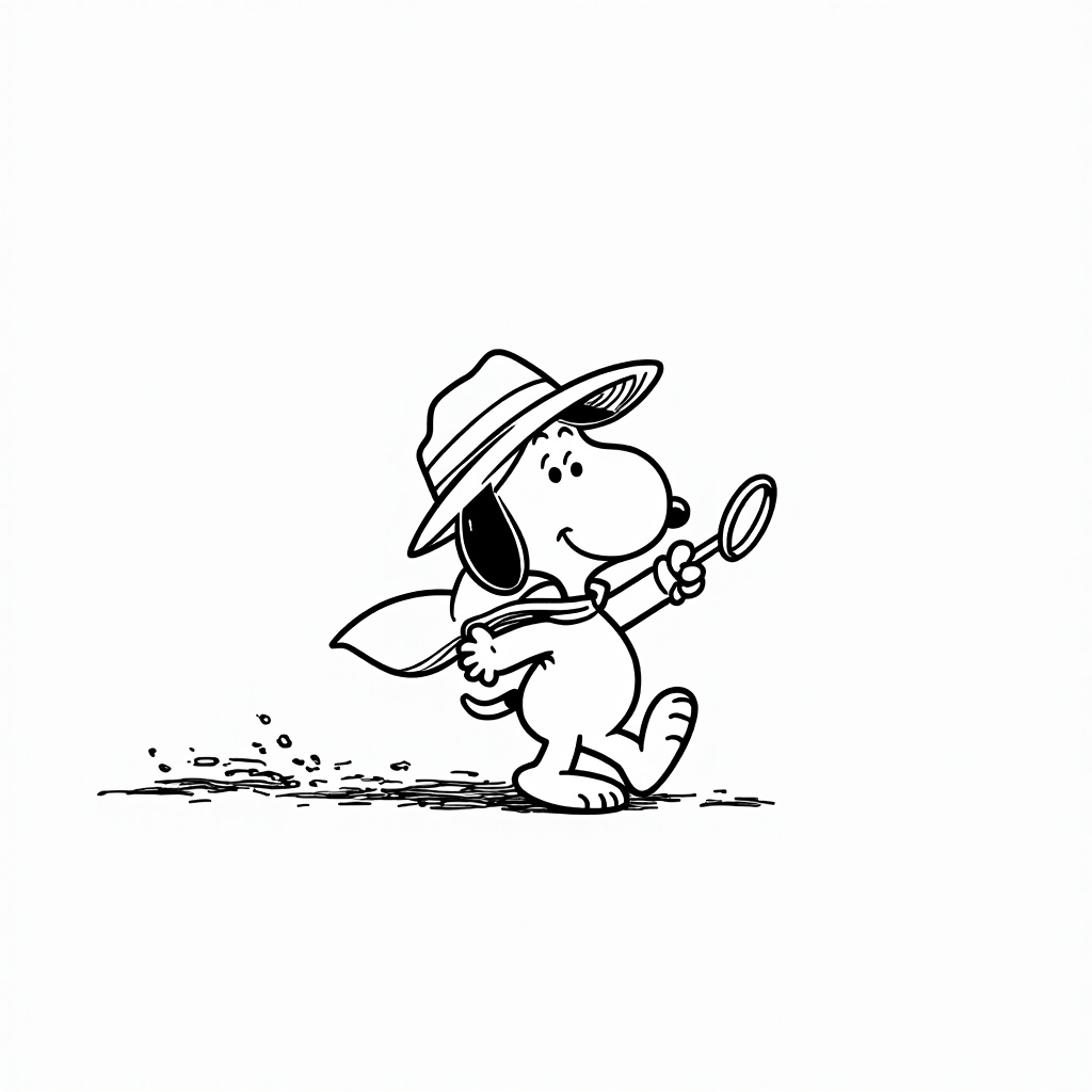 Peanuts And Snoopy Coloring Pages - Page 4