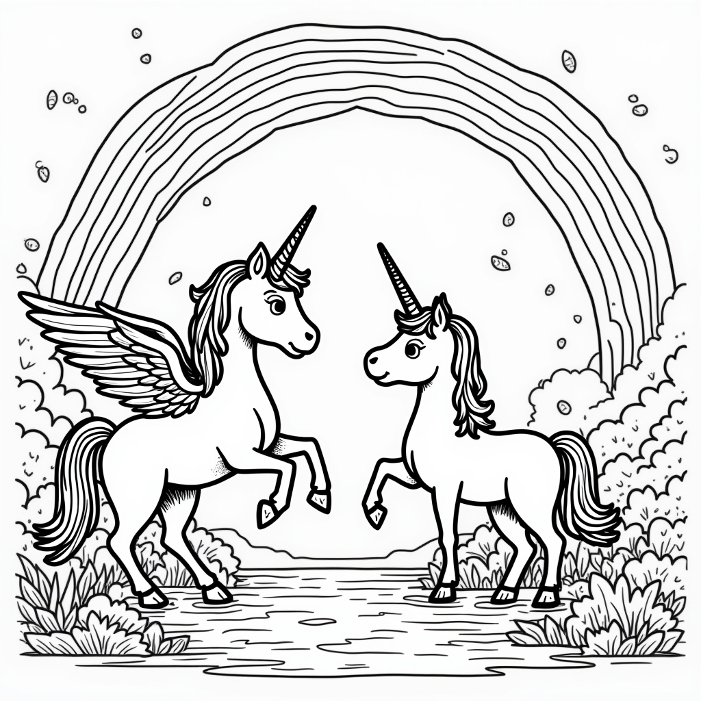Pegasus Coloring Pages - Page 2