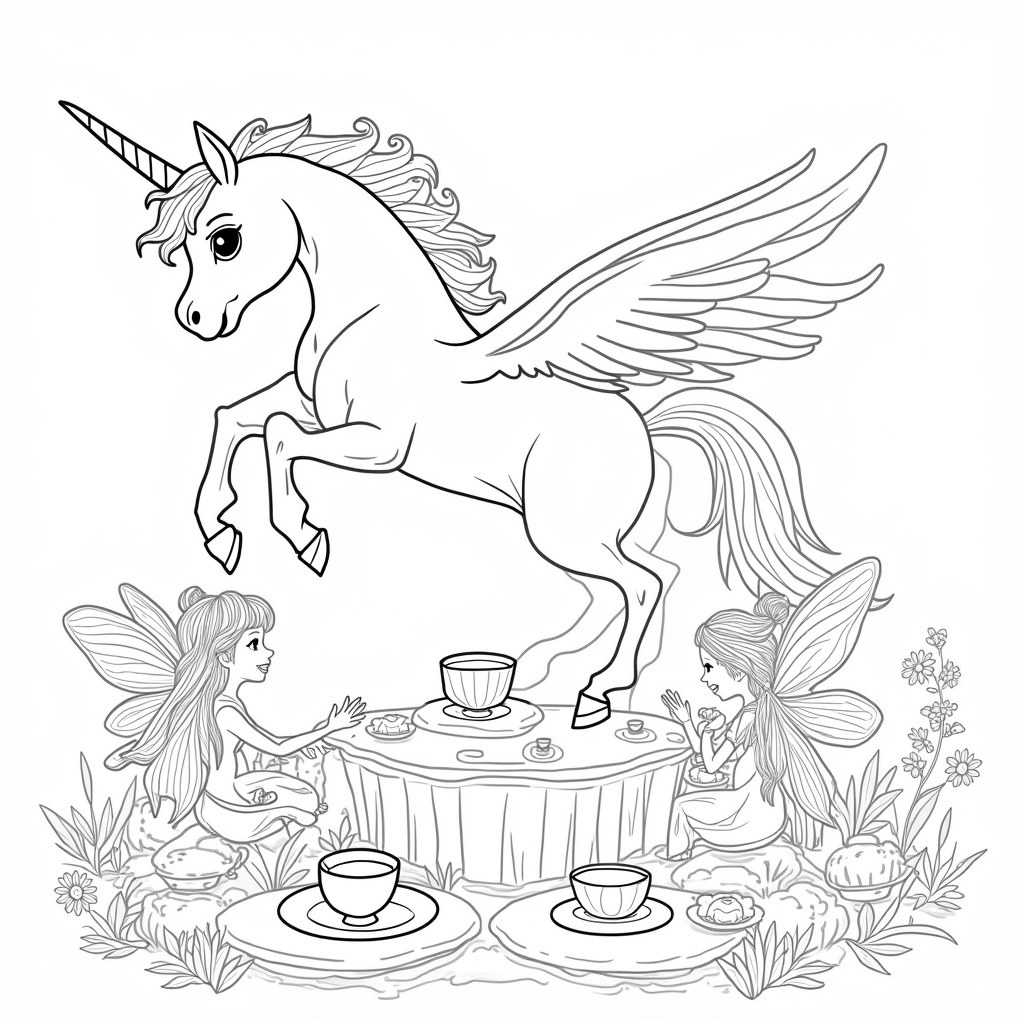 Pegasus Coloring Pages - Page 5