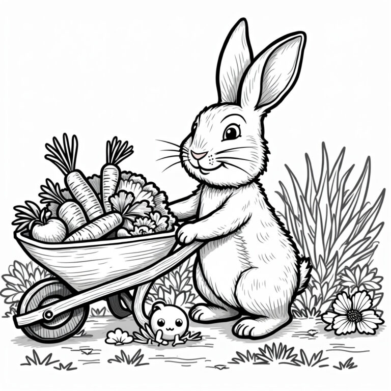 Peter Rabbit Coloring Pages - Page 1