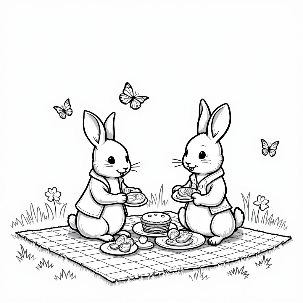 Peter Rabbit Coloring Pages - Page 2