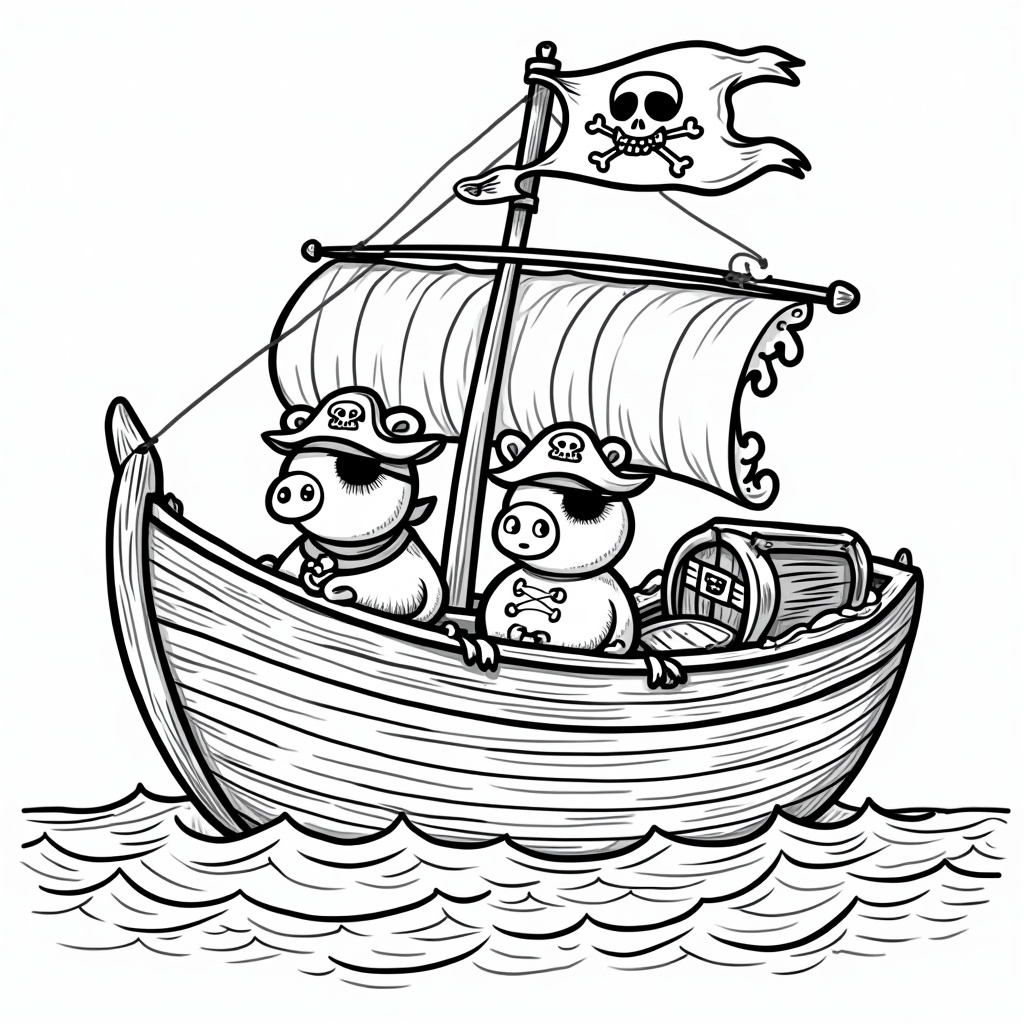 Pig Coloring Pages - Page 2