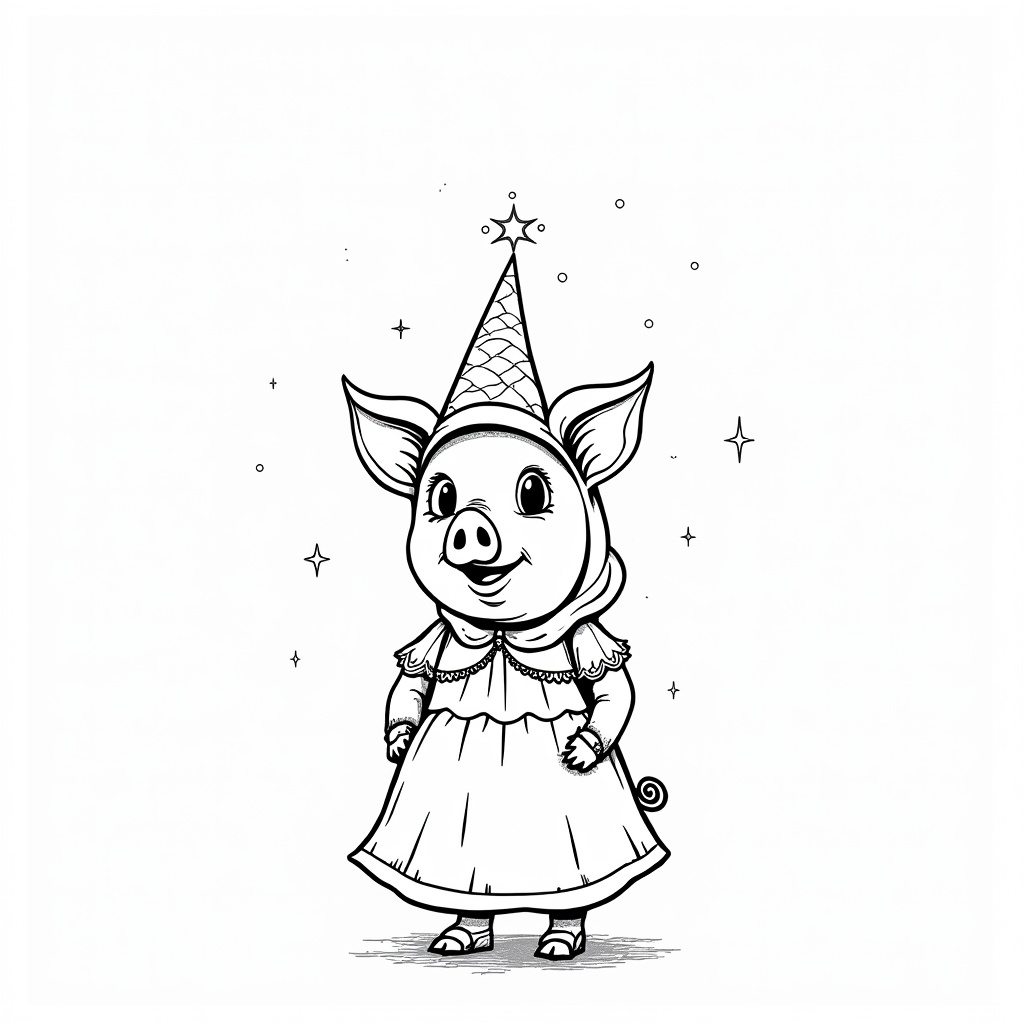 Pig Coloring Pages - Page 5