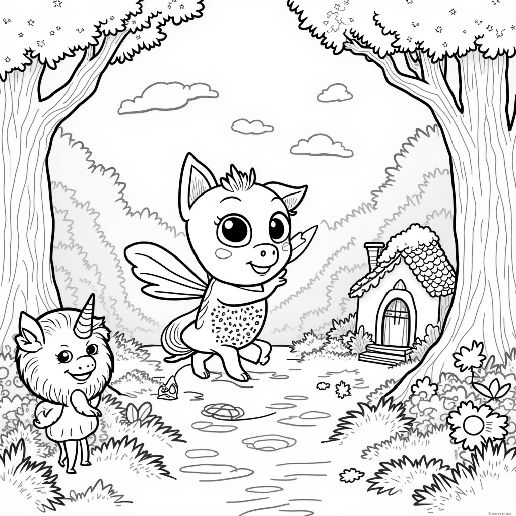 Pinkfong Coloring Pages - Page 4
