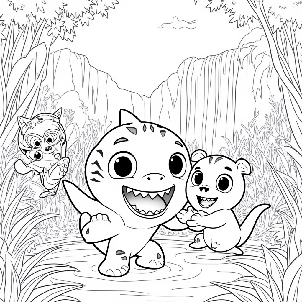 Pinkfong Coloring Pages - Page 5