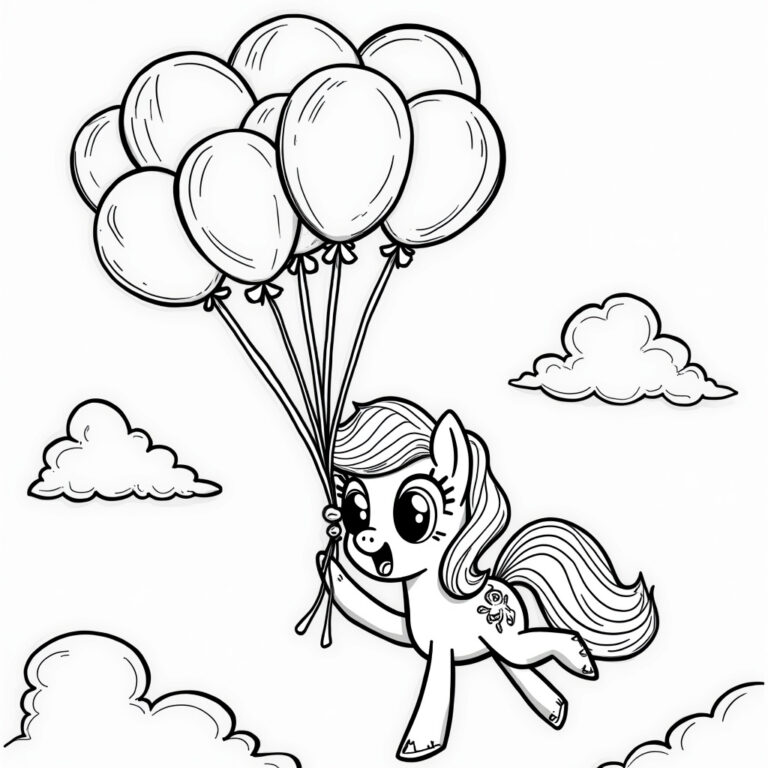 Pinkie Pie Coloring Pages - Page 1