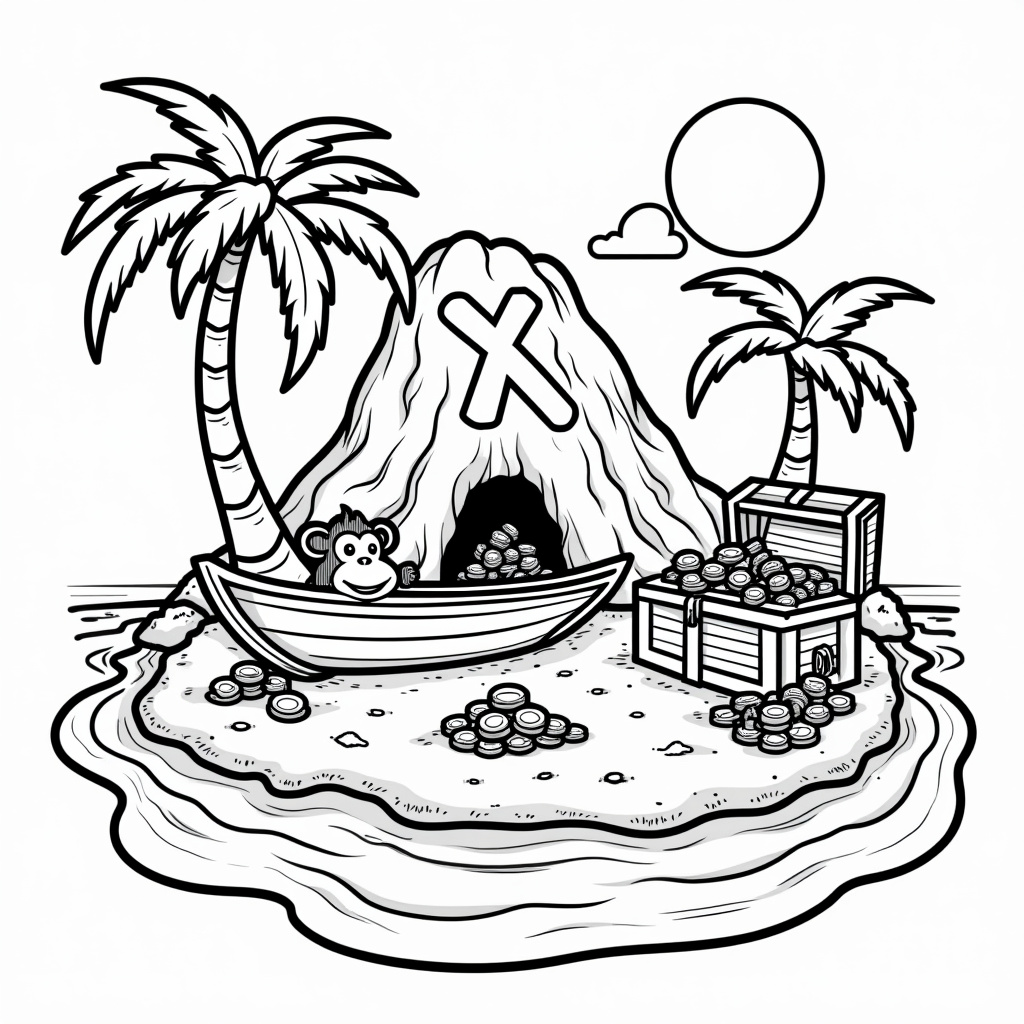 Pirate Ship Coloring Pages - Page 3