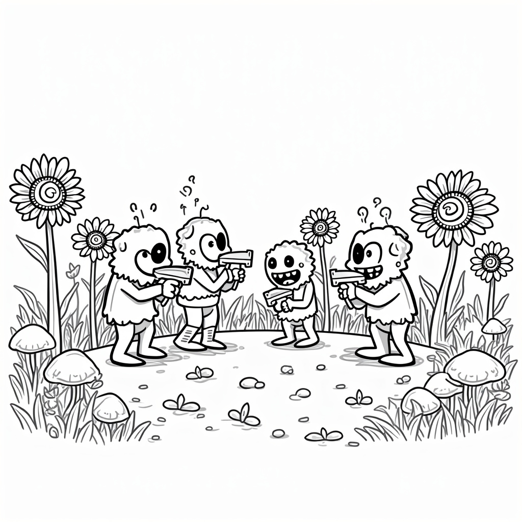 Plants Vs Zombies Coloring Pages - Page 2