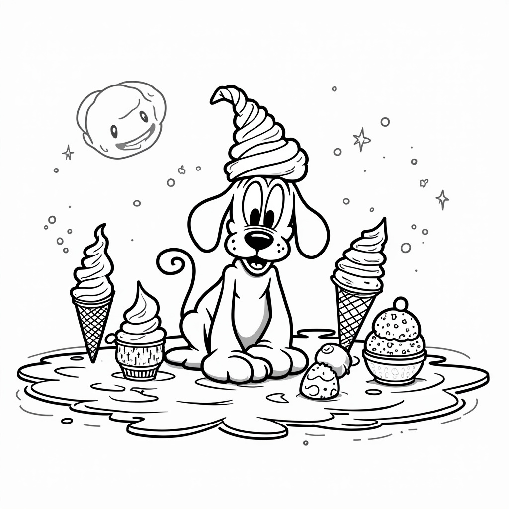 Pluto Coloring Pages - Page 2