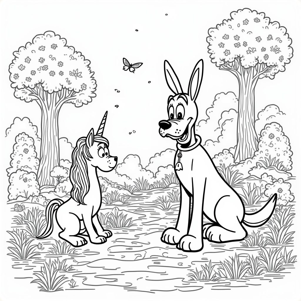 Pluto Coloring Pages - Page 4
