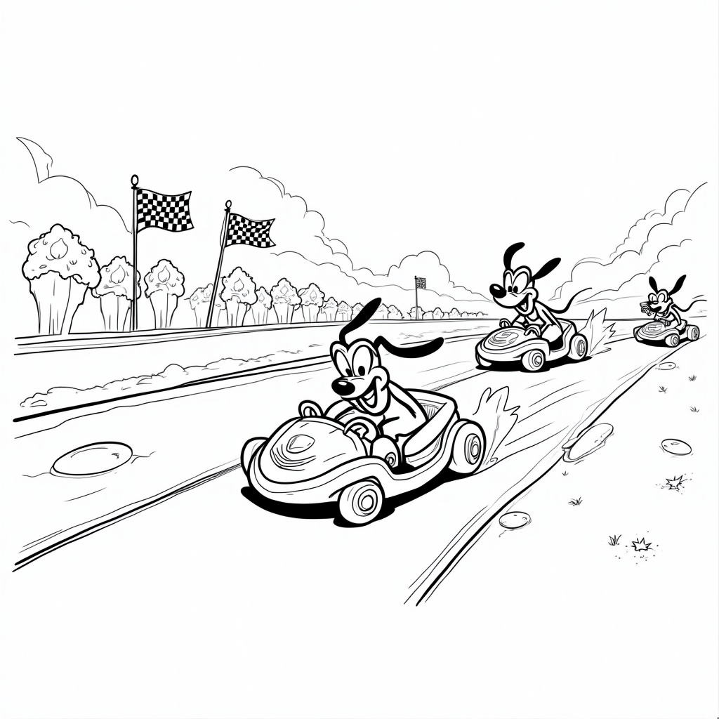 Pluto Coloring Pages - Page 5