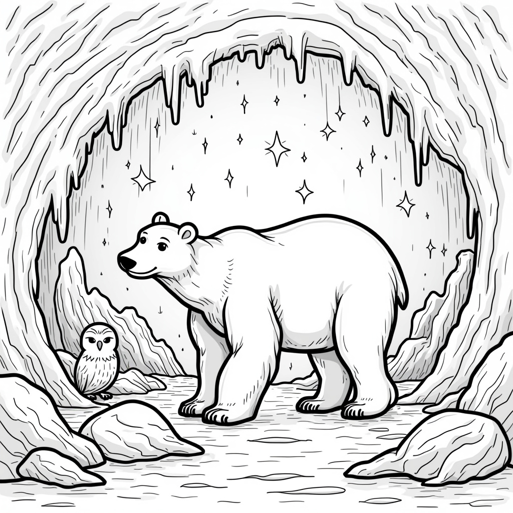 Polar Bear Coloring Pages - Page 4