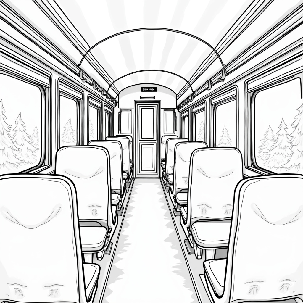 Polar Express Coloring Pages - Page 3