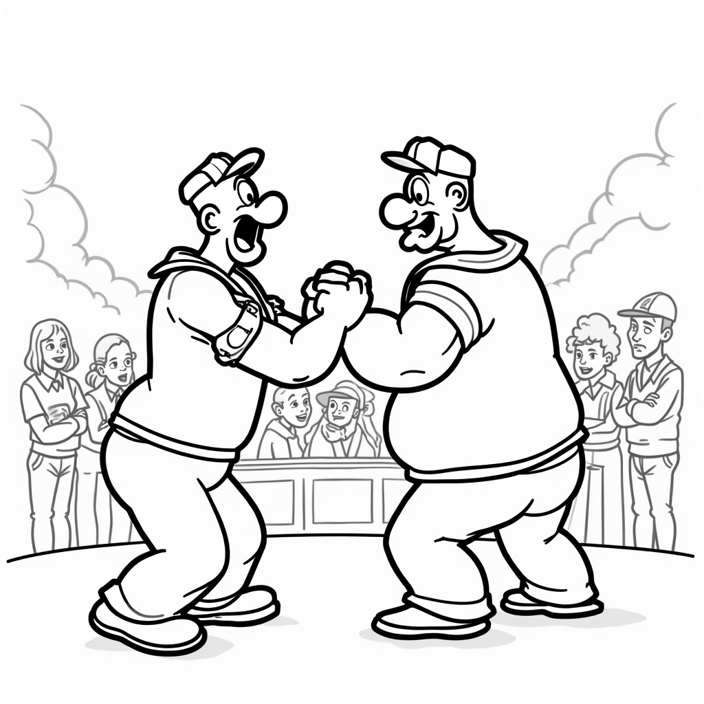 Popeye Coloring Pages - Page 4