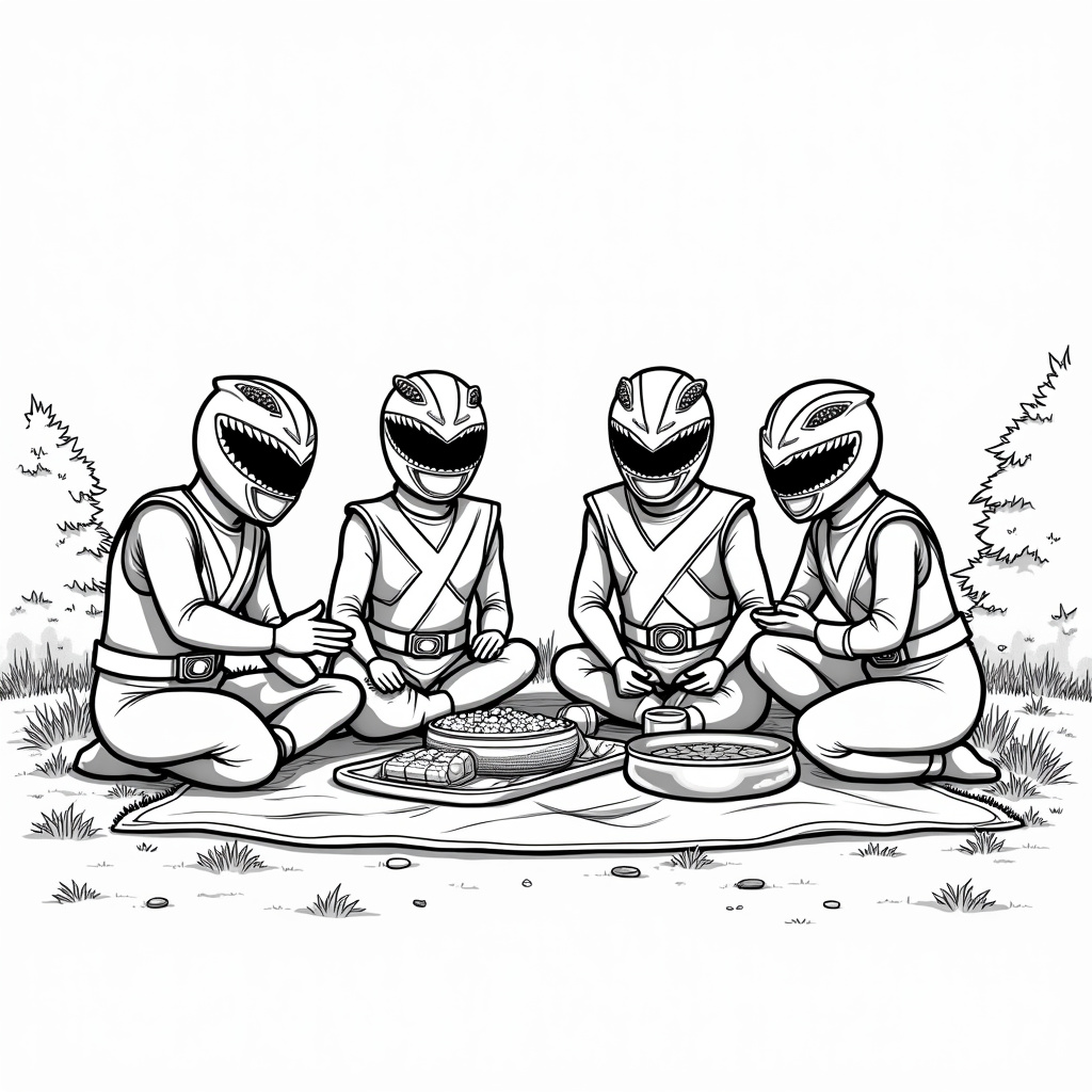 Power Rangers Coloring Pages - Page 5
