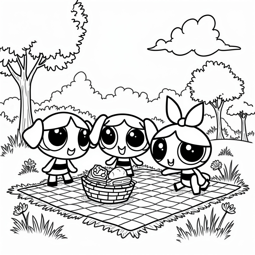 Powerpuff Girls Coloring Pages - Page 2