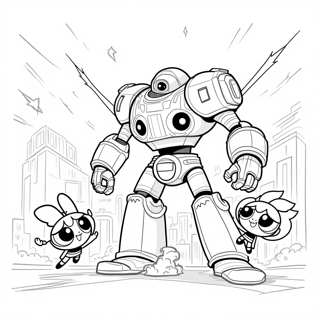 Powerpuff Girls Coloring Pages - Page 3