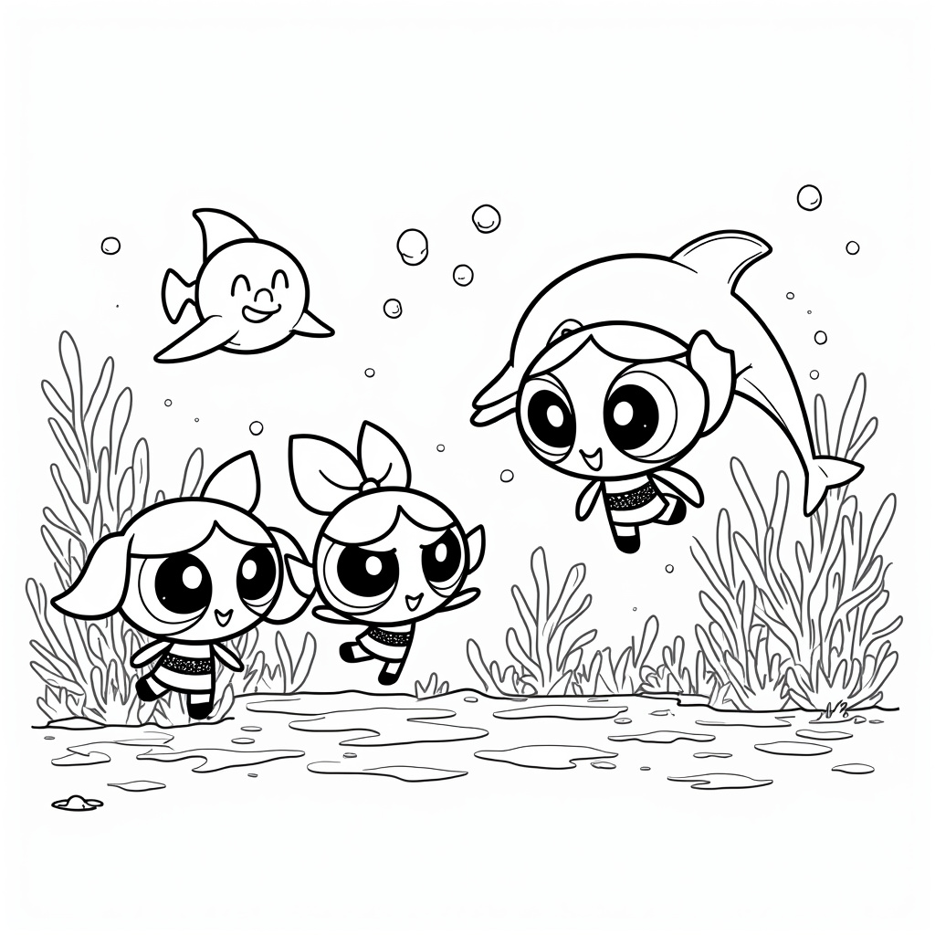 Powerpuff Girls Coloring Pages - Page 4
