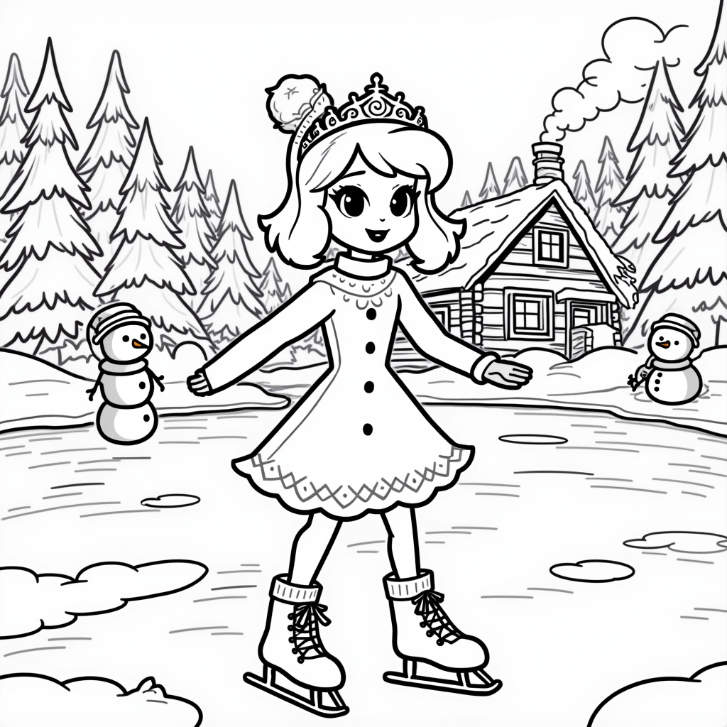 Princess Daisy Coloring Pages - Page 4