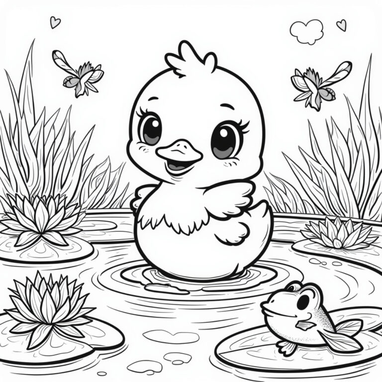Psyduck Coloring Pages - Page 1