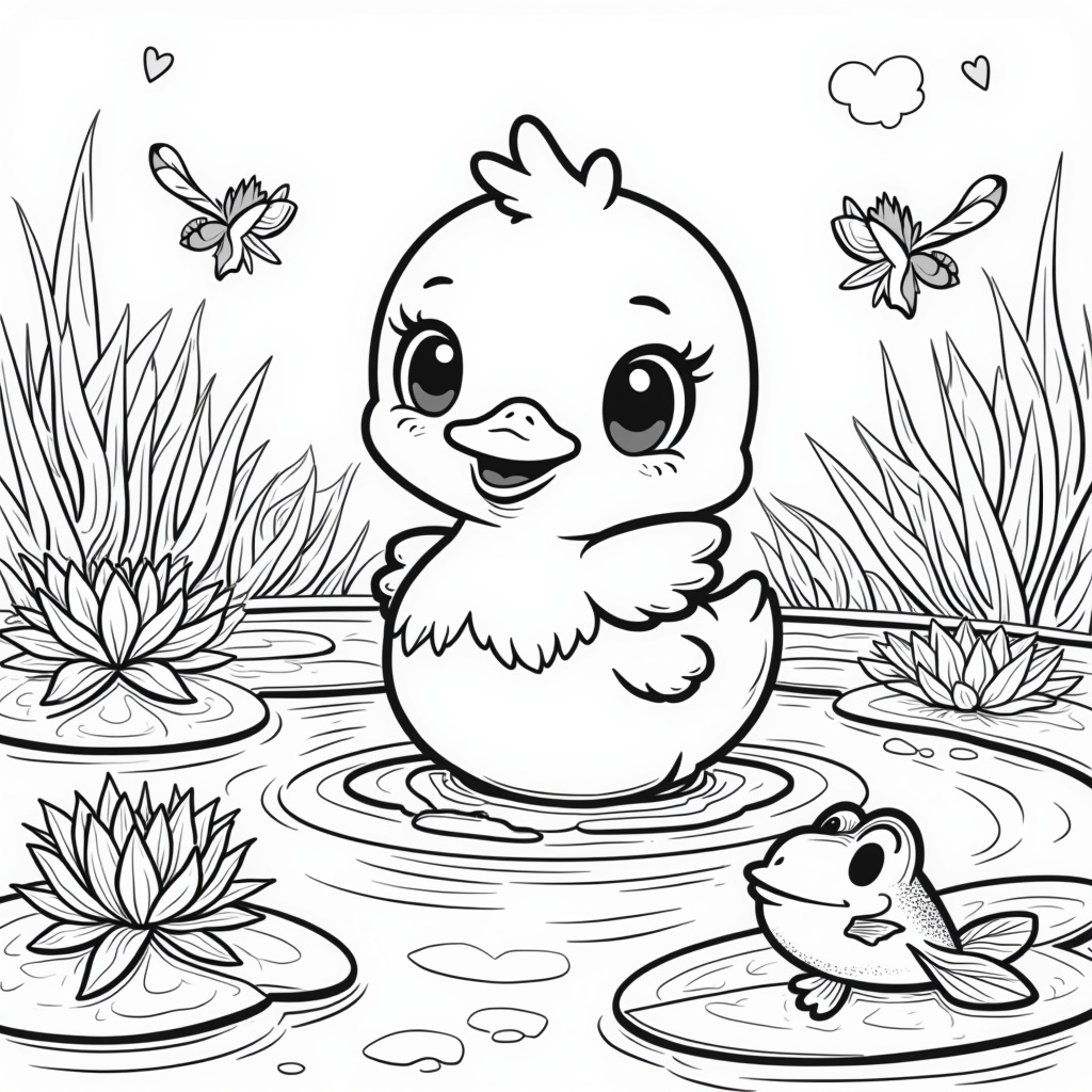 Psyduck Coloring Pages - Page 1