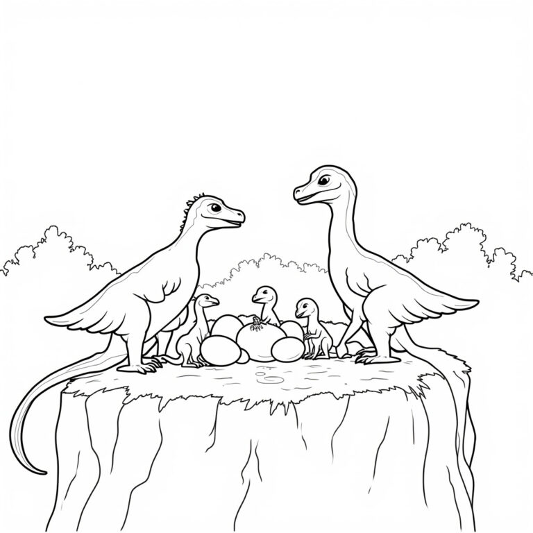 Pterodactyl Coloring Pages - Page 1