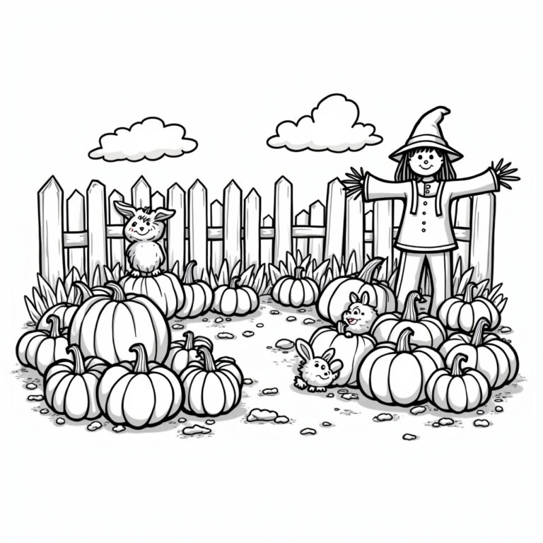 Pumpkin Coloring Pages - Page 1