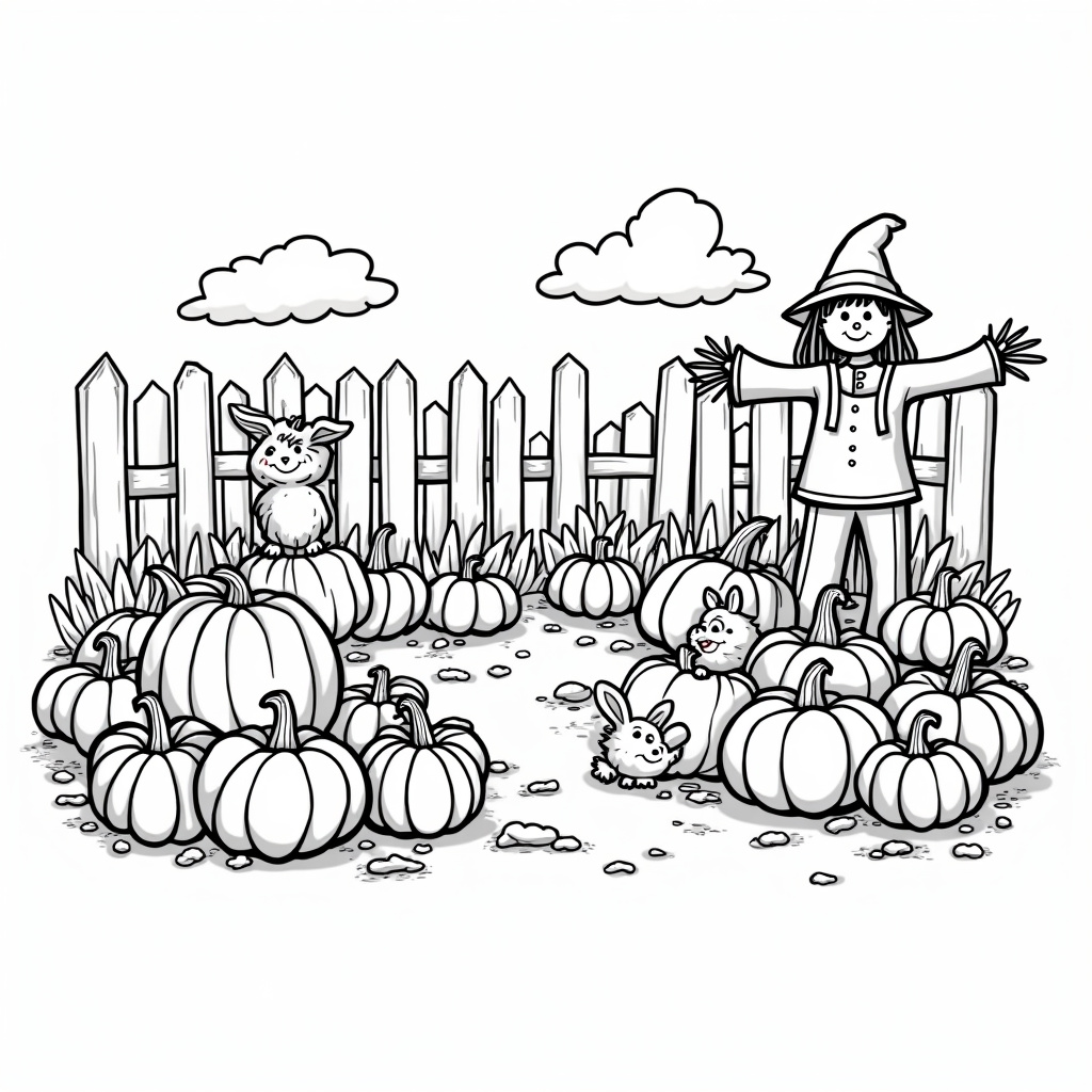Pumpkin Coloring Pages - Page 1