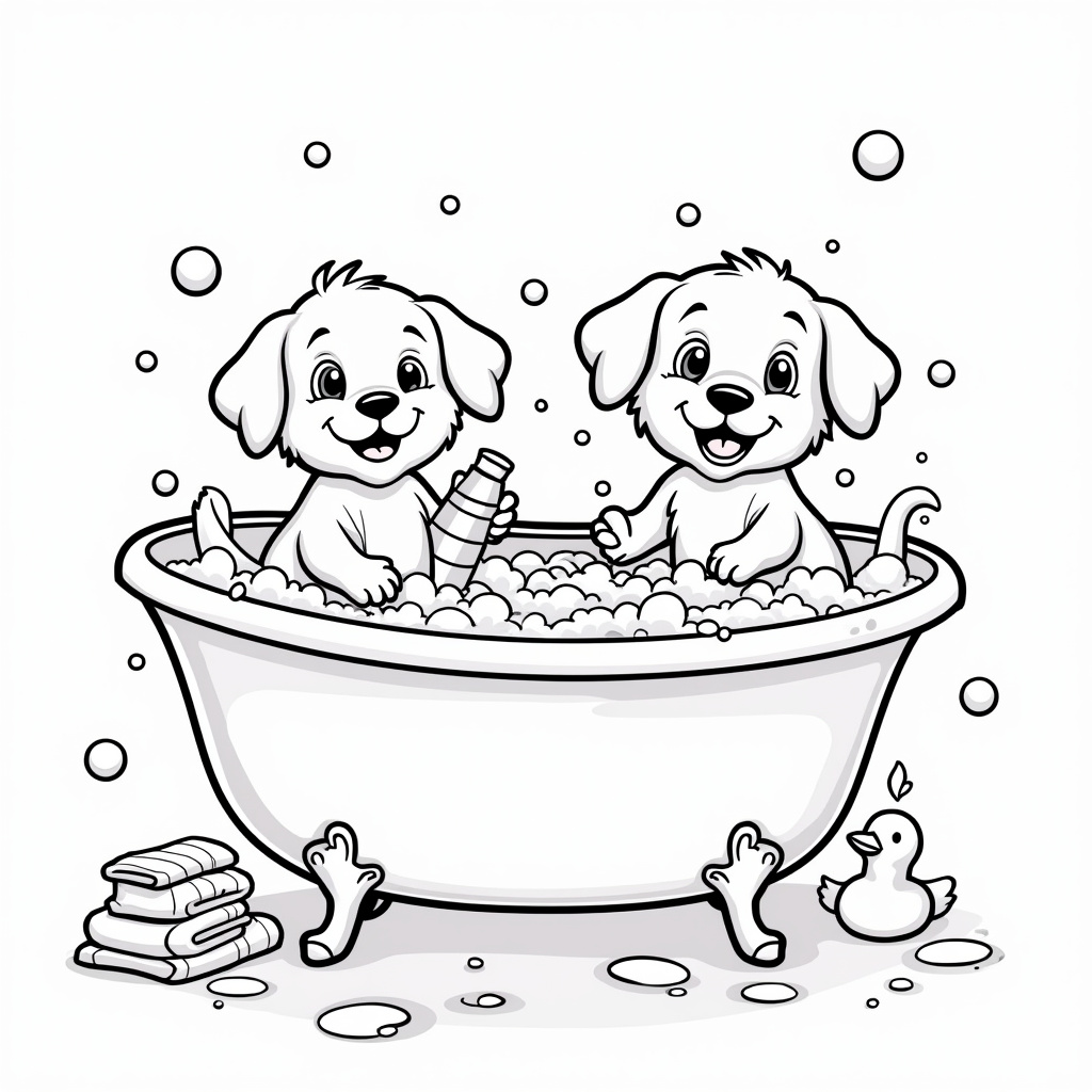 Puppy Coloring Pages - Page 3