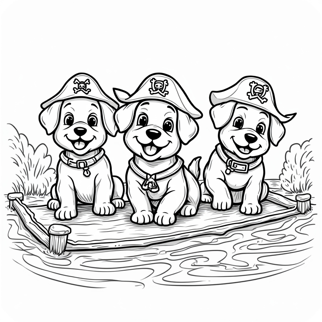 Puppy Coloring Pages - Page 4