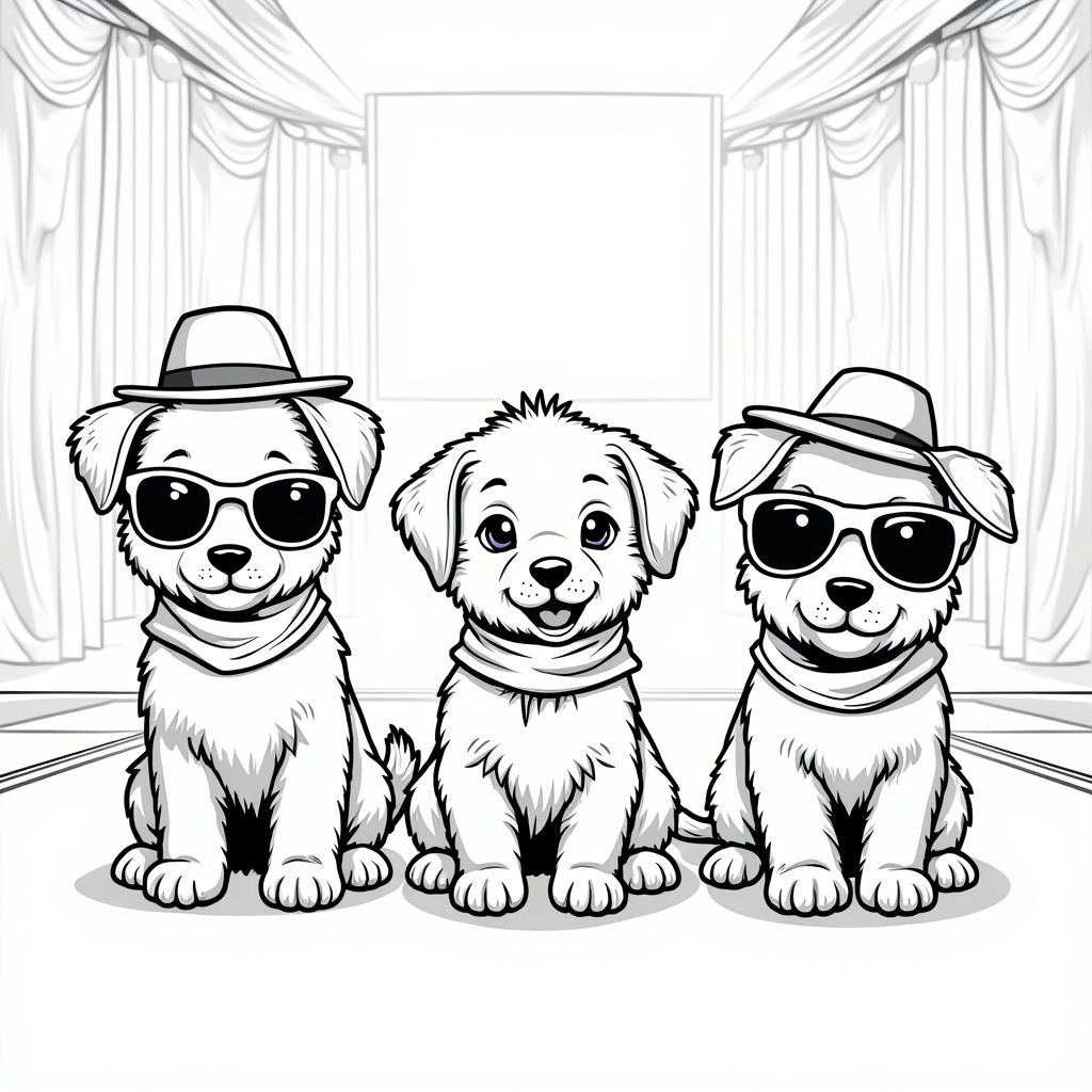 Puppy Coloring Pages - Page 5