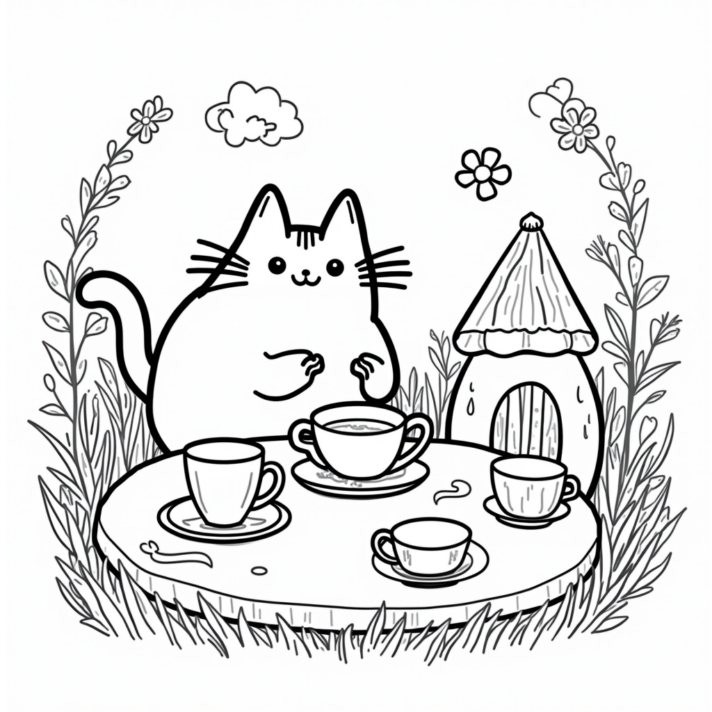 Pusheen Coloring Pages - Page 3