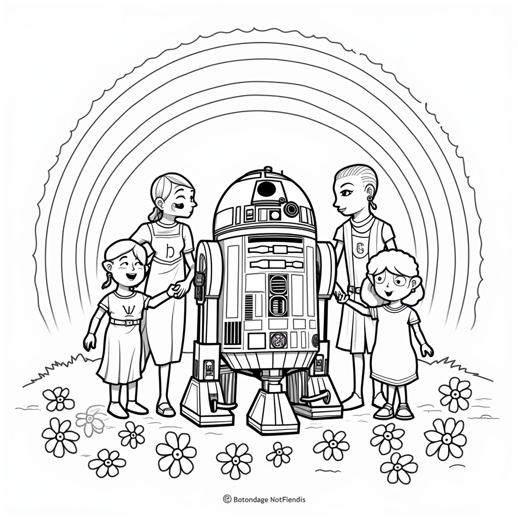 R2-D2 Coloring Pages - Page 3
