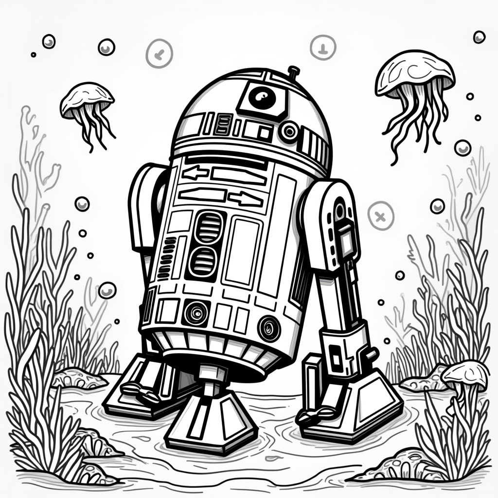 R2-D2 Coloring Pages - Page 5