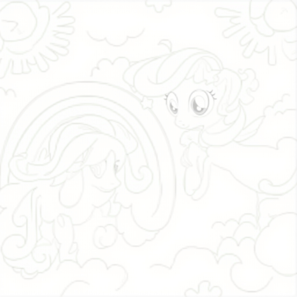 Rainbow Dash Coloring Pages - Page 1