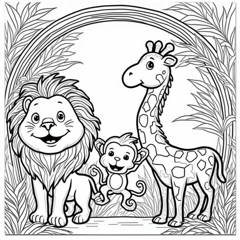 Rainbow Friends Coloring Pages - Page 1