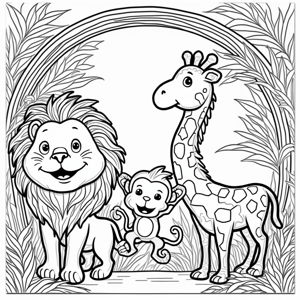 Rainbow Friends Coloring Pages - Page 1