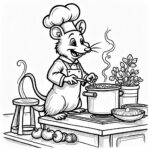 Ratatouille Coloring Pages - Page 1