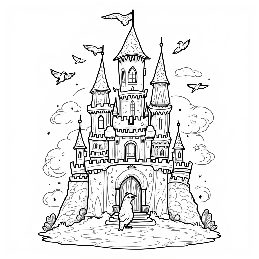 Raven Coloring Pages - Page 3
