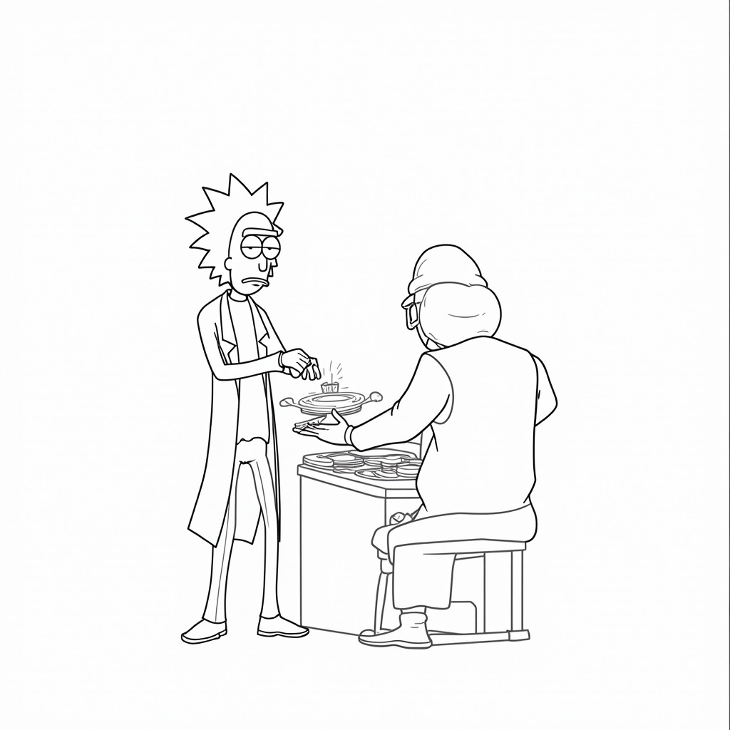 Rick and Morty Coloring Pages - Page 3