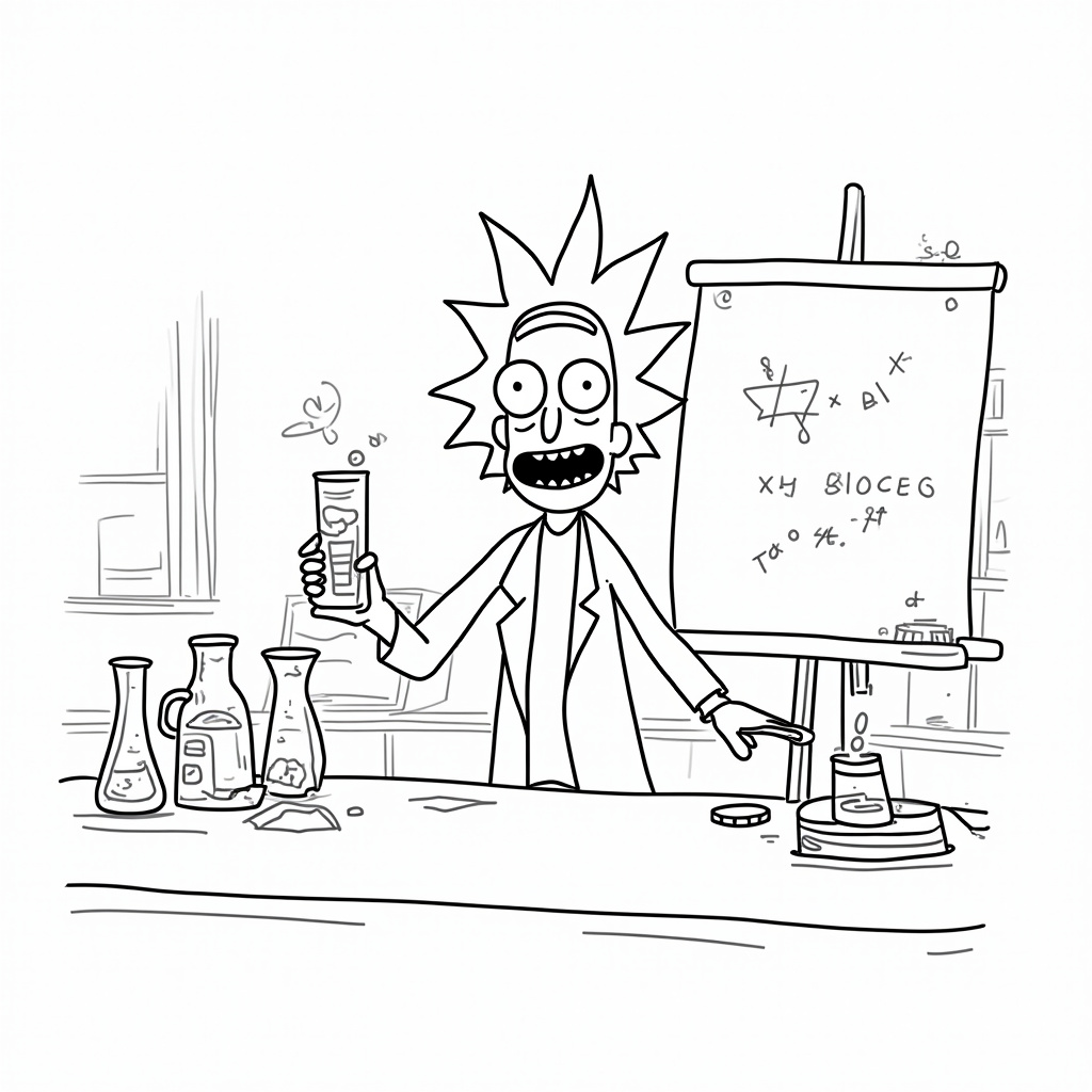 Rick and Morty Coloring Pages - Page 5