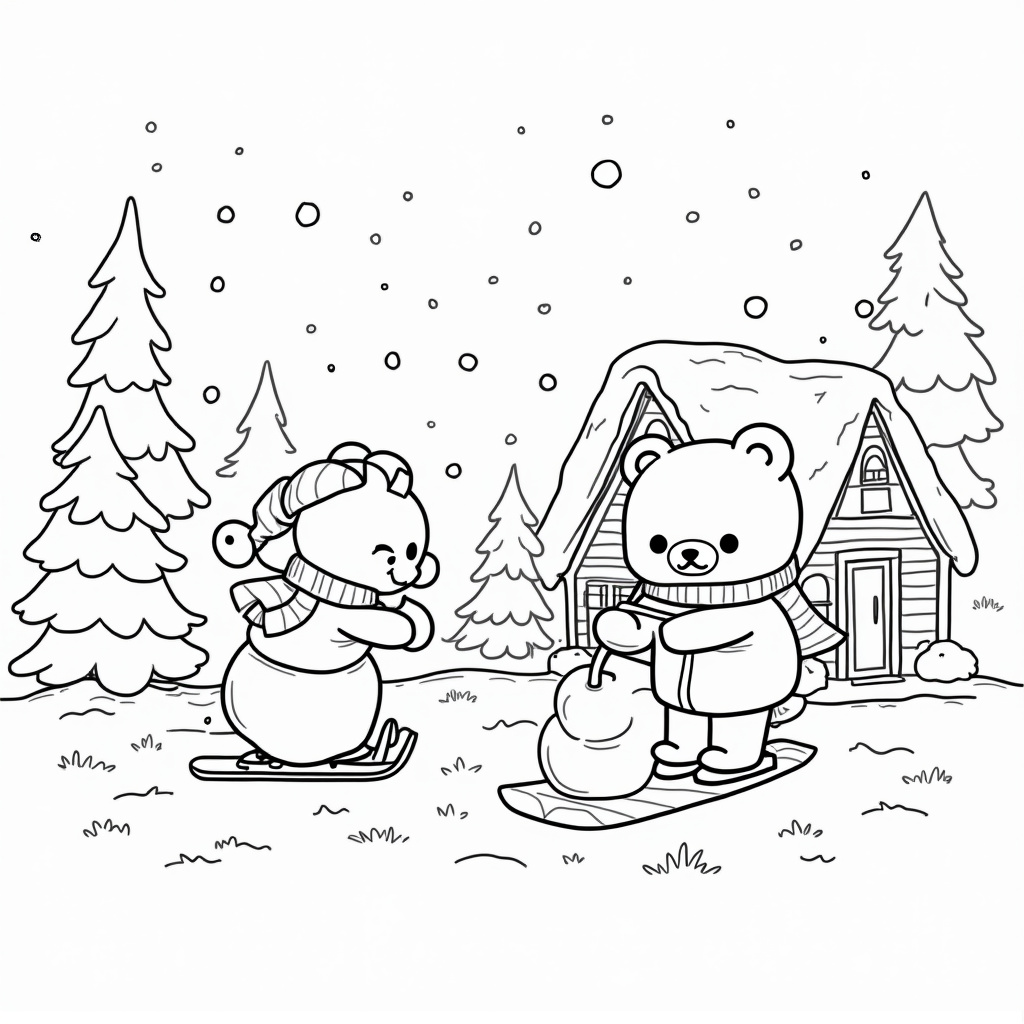 Rilakkuma Coloring Pages - Page 5