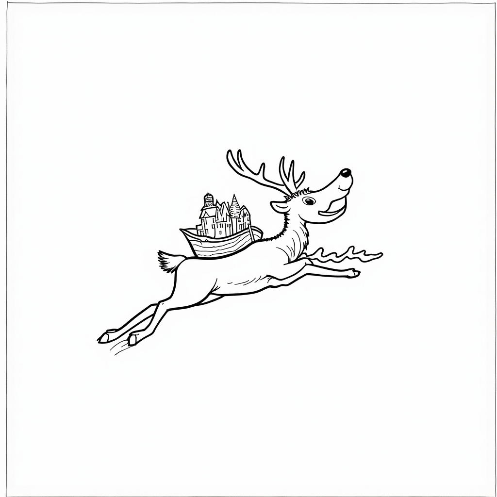 Rudolph Coloring Pages - Page 2