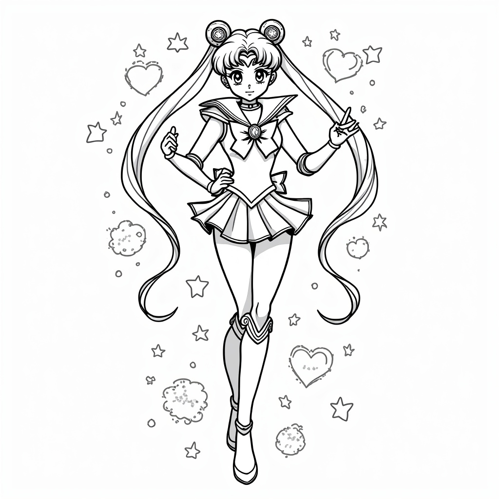 Sailor Moon Coloring Pages - Page 3