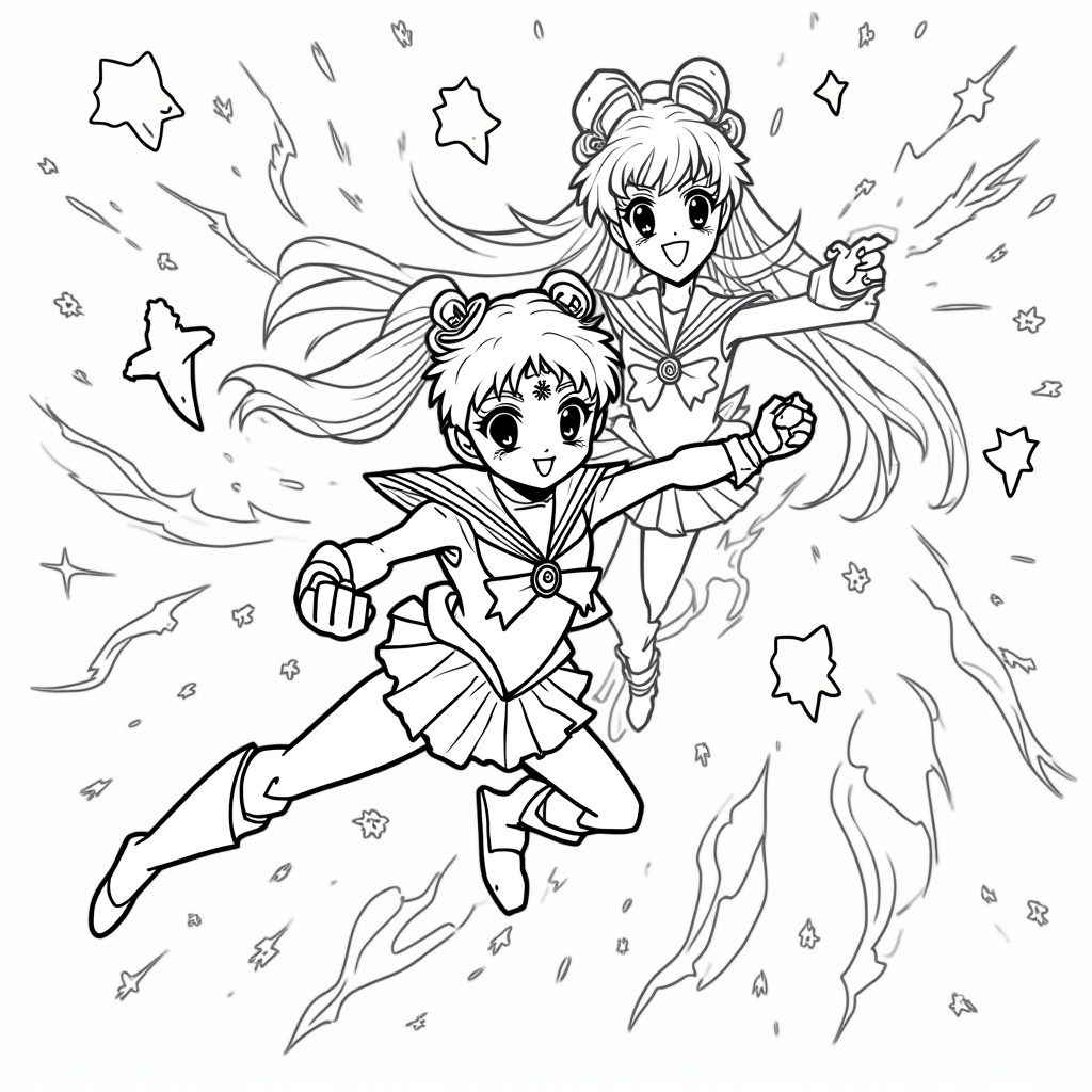 Sailor Moon Coloring Pages - Page 4