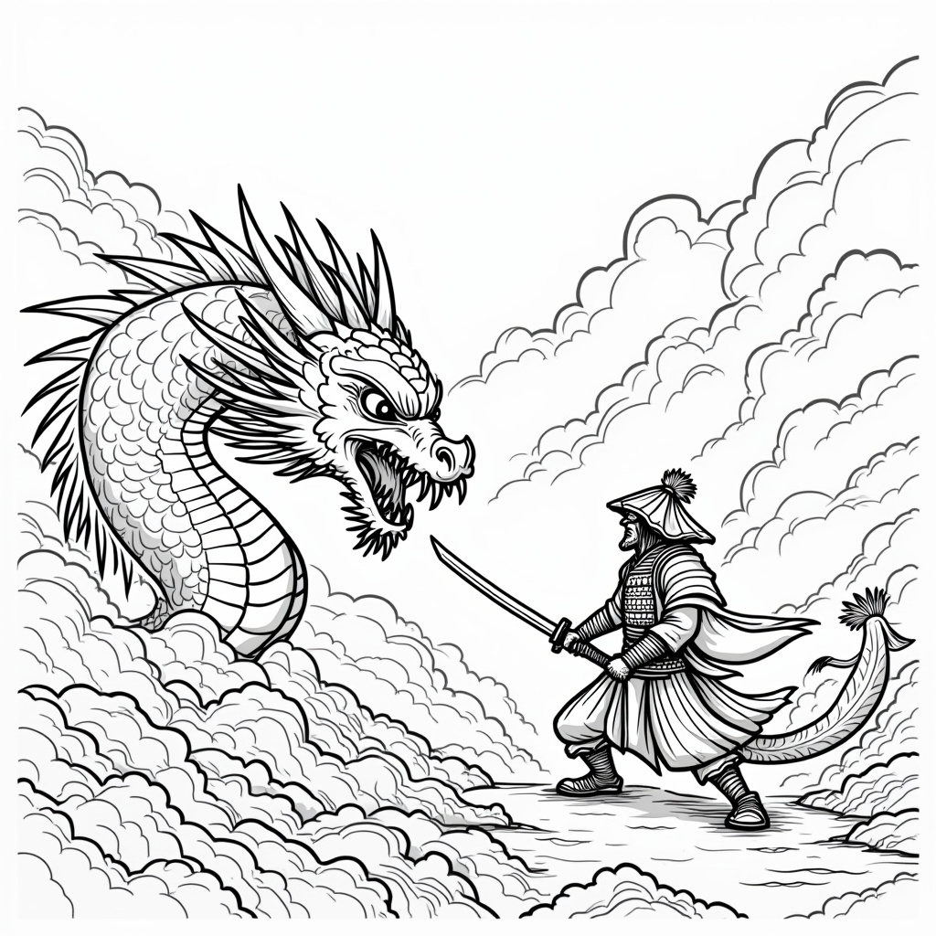 Samurai Coloring Pages - Page 2