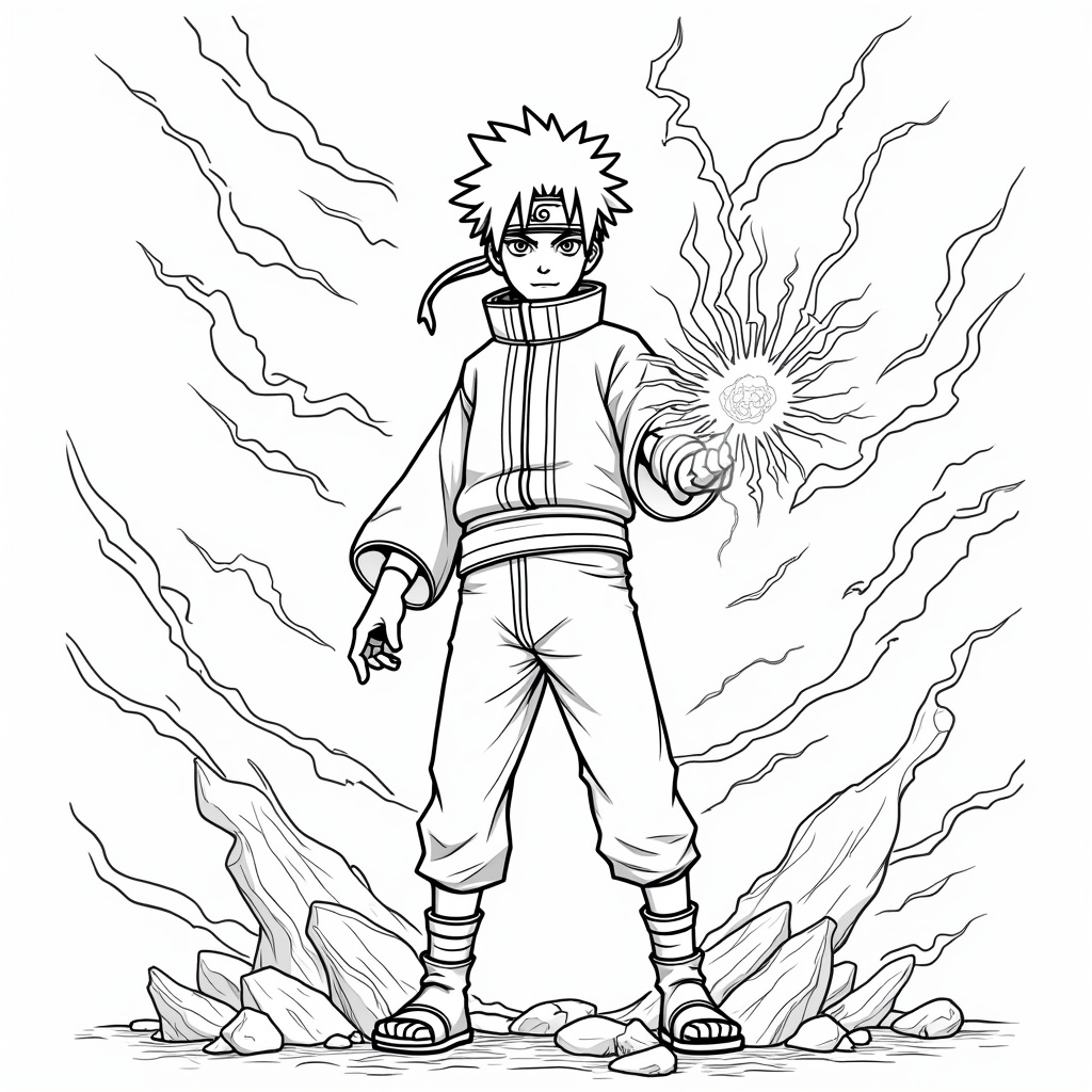 Sasuke Coloring Pages - Page 2