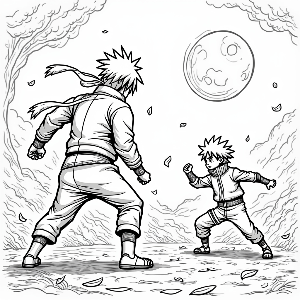 Sasuke Coloring Pages - Page 3