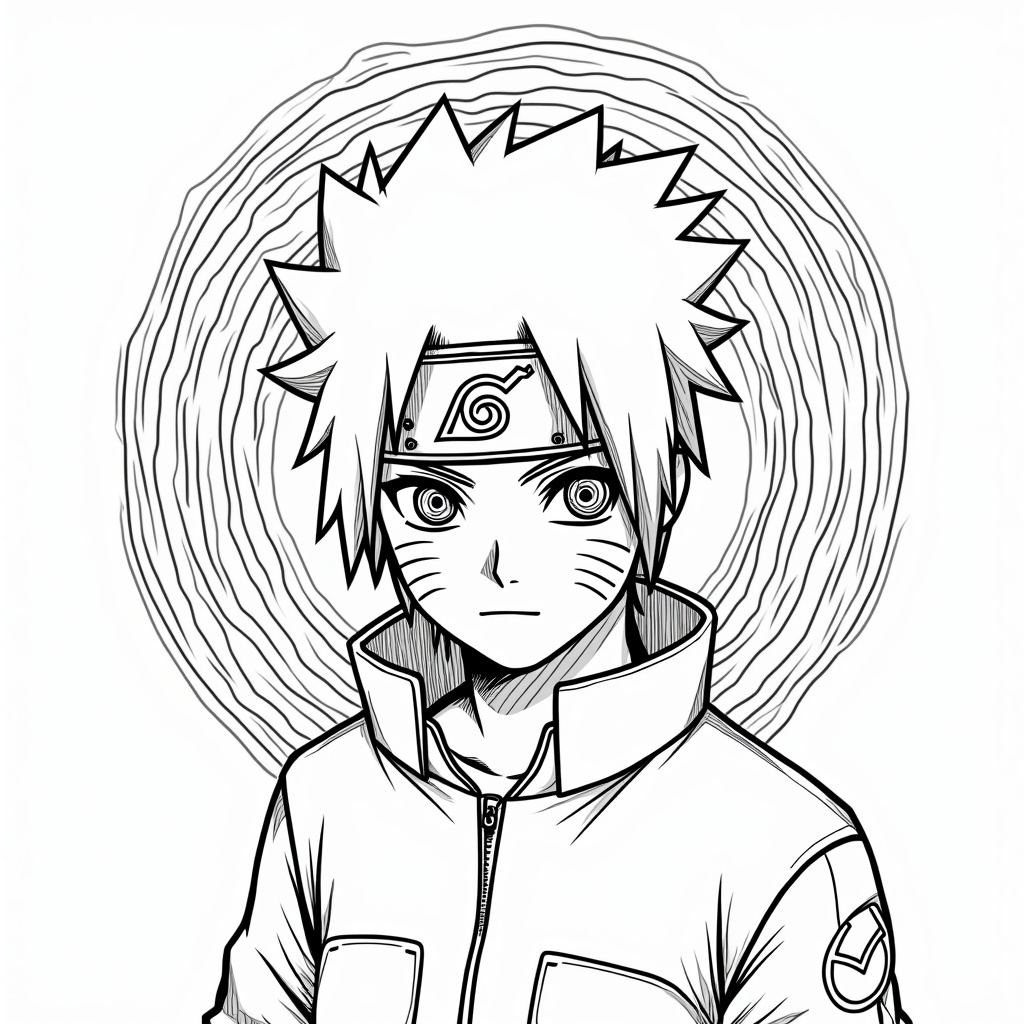 Sasuke Coloring Pages - Page 4