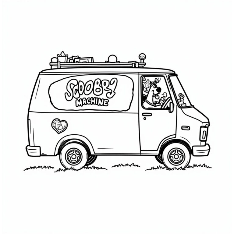 Scooby-Doo Coloring Pages - Page 1